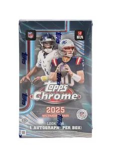 2025 Topps Chrome Football Hobby Box