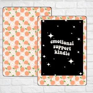 Peach Kindle Skin | Kindle Decal | Kindle/ E-Reader Accessory | Bookish Gifts | Book Lover Kindle Vinyl Decal