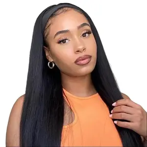 【28‘’ Only $221】ISEE Straight & Deep Curly Headband Wigs Human Brazilian Virgin Hair Glueless Wigs No Lace Outdoorfun#TikTokShopHolidayHaul