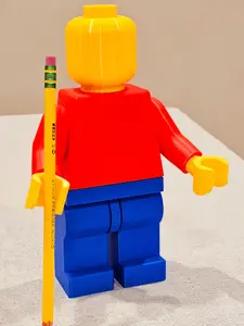 Large 8 Inch Brick-Style Display Figure