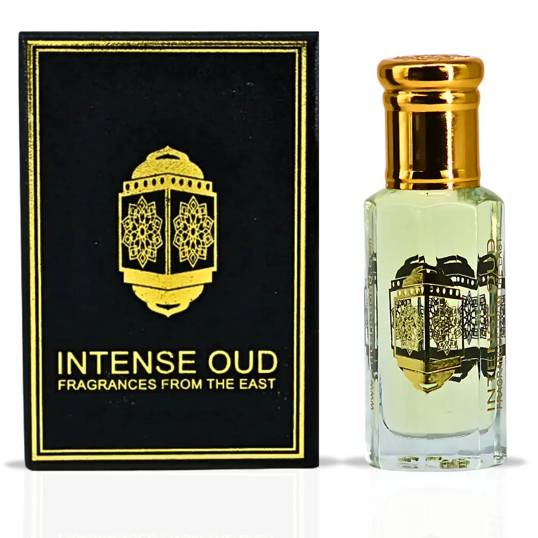 Majnoon Perfume Oil 12ML (0.40 OZ) With Black Gift Box By Intense Oud | Sweet Pineapple, Creamy Vanilla With Woody Musky Base.