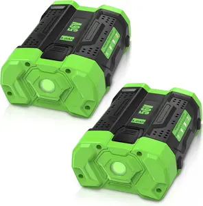 2-Pack 3.0Ah Lithium ion Replacement for EGO 56V Battery Compatible with BA2240 Lawn Mower, Leaf Blower, Chainsaw Power Tools (Black)
