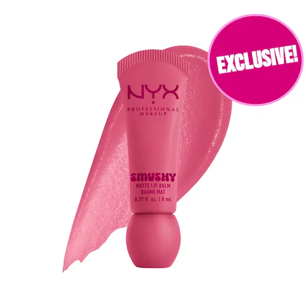Smushy Matte Lip Balm, Soft-Matte, Buildable Blurring Pigment, Hydrating Lip Balm, NYX Professional Makeup