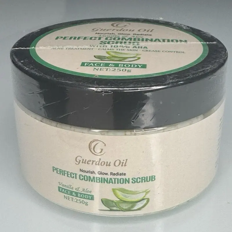 PERFECT COMBINATION SCRUB Vanilla L, Aloe for face and body