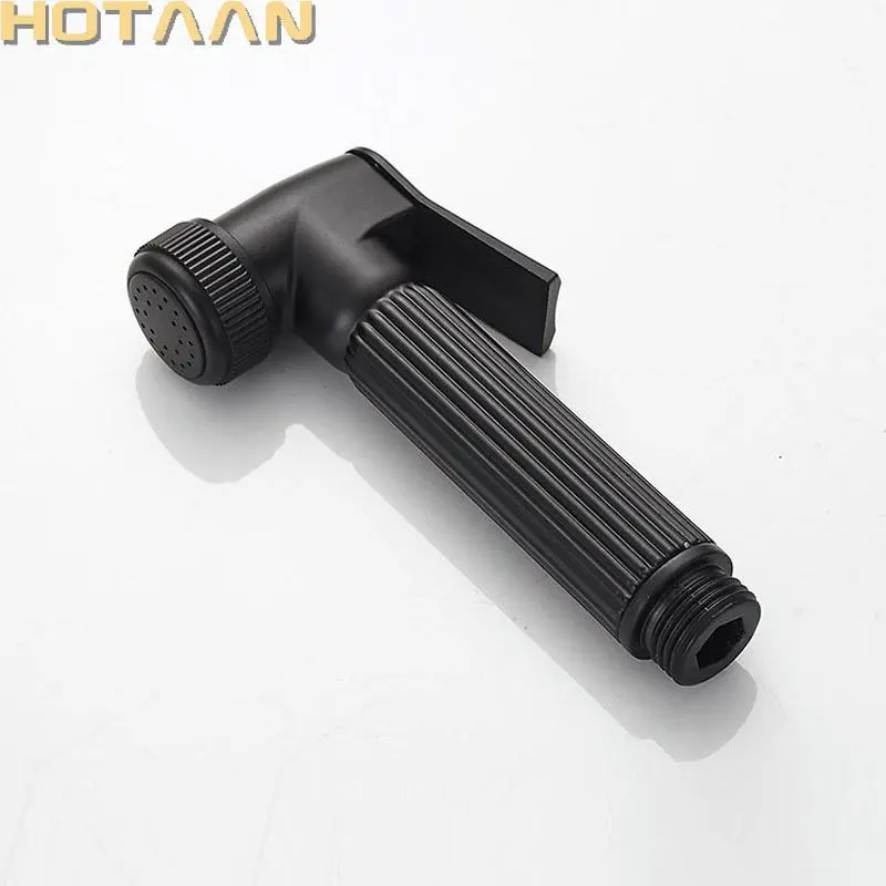 Hot Hotaan Black Bidet Faucets bathroom bidet toilet Faucets mixer hygienic shower clean muslim shower portable bidet gun sprayer for your Home