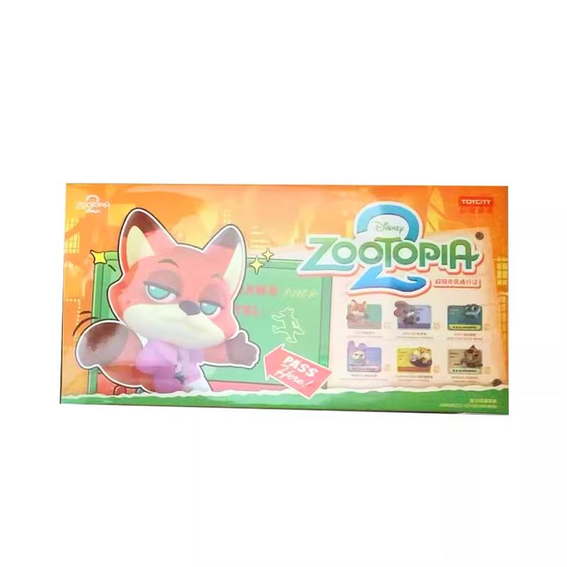 Disney Zootopia Super Citizen Pass Series Magnetic Toy Blind Box – Collectible Cartoon Figures with Magnetic Play