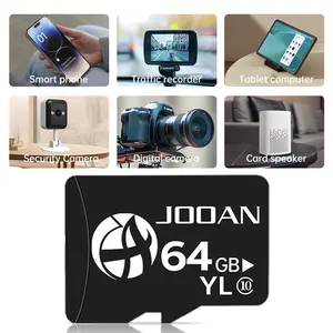 【JOOAN High-Speed MicroSD Card】Suitable for digital/security cameras, smartphones, cameras, car dash cams, game consoles, mobile phone accessories, office accessories, 64GB/32GB/16GB/8GB MicroSD Cards With 24/7 Stable Storage