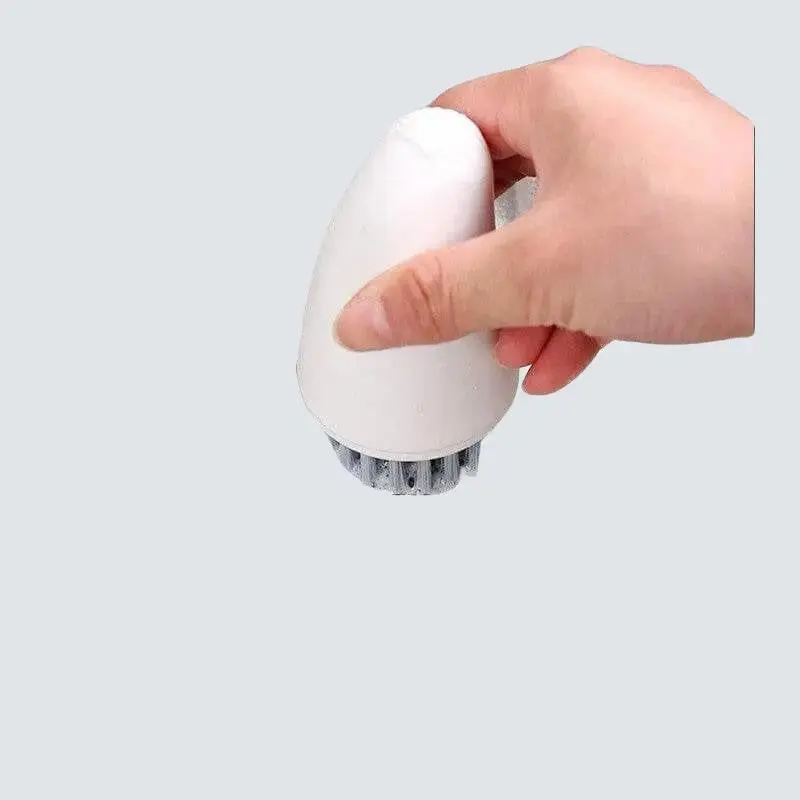Multifunctional Carrot Brush Kitchen Household Gadget - Durable Nylon Cleaning Tool with Radish Shape Design for Vegetables & Dishes Toilet