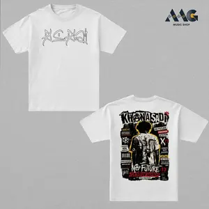Khan Asadi TShirt, No Future Destroy System Graphic Tee, Punk Streetwear Shirt, Grunge Back Print Tee, Rebellious Urban Fashion Top, Alternative Aesthetic Unisex Graphic T Shirt For Men Women