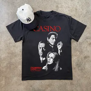 [Sale Up To 40%] CASINO BLACK PROMO T-SHIRT, COTTON MADE IN USA