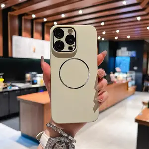 Magnetic Charging Anti-Drop Phone Case with Integrated Lens Film Design, Compatible with iPhone 16/15/14/13/12/11 Pro Max