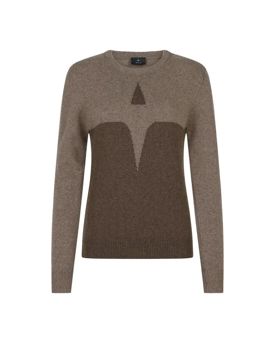 Trolle Cashmere & Wool Star Logo Sweater