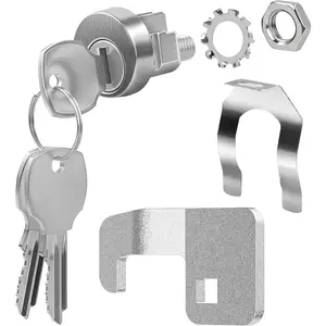 Replacement Mailbox Lock for 1570 F Series CBU & 4C Mail Units, Fits L-1172C C9100 National USPS Mailbox, Comes with 3 Keys, 1 Pack