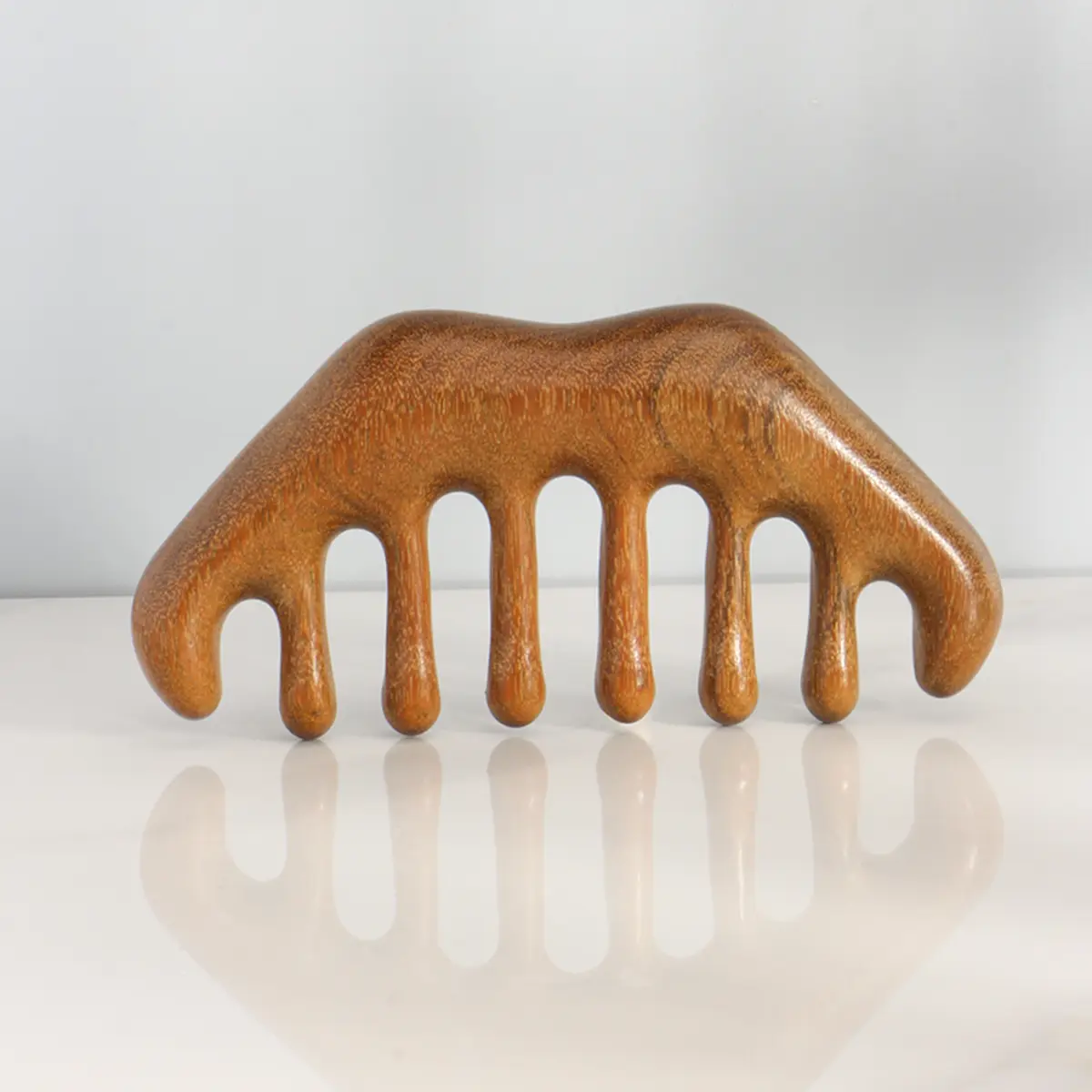 Ultimate Relaxation Scalp Massager, Comforting Wide Tooth Comb, Premium Sandalwood Hairbrush, Perfect Health Care Gift, Detangling Hair Brush