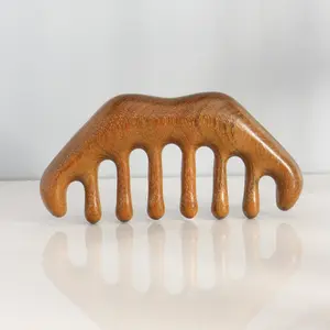 Ultimate Relaxation Scalp Massager, Comforting Wide Tooth Comb, Premium Sandalwood Hairbrush, Perfect Health Care Gift, Detangling Hair Brush