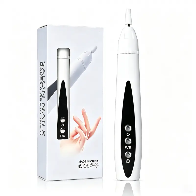 USB Rechargeable Electric Fungal Nail Drill - 5-Speed Toenail Grinder with Rotation Switch, UV Light, 5 Grinding Bits, Portable Tool for Thick Damaged Discolored Nails, Professional At-Home Onychomycosis Care