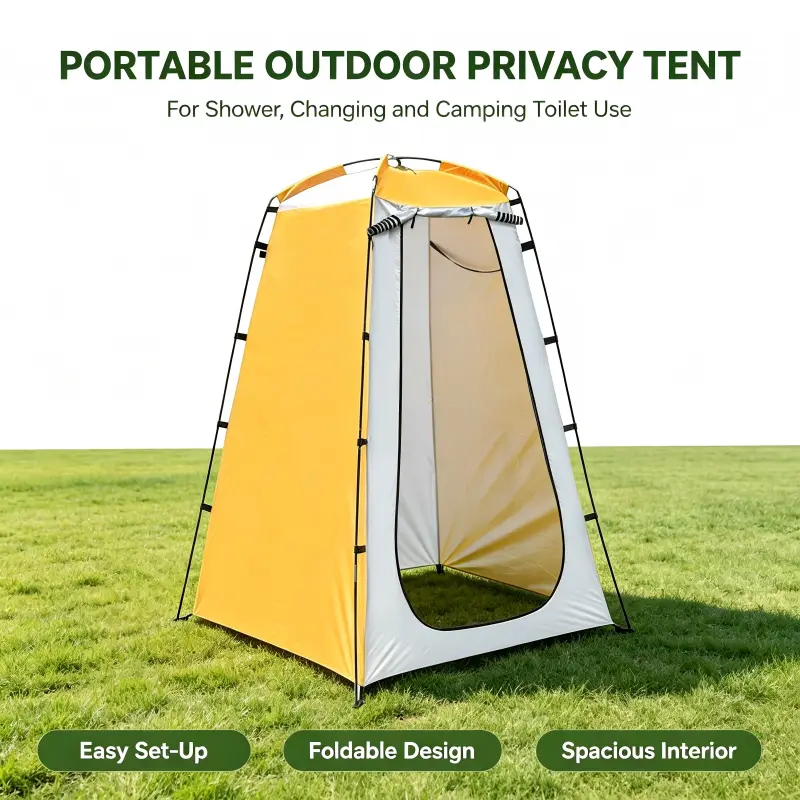 Pop Up Privacy Tent, Waterproof Sunscreen Shelter, Portable & Foldable with Carry Bag for Outdoor Camping, Shower & Changing Room
