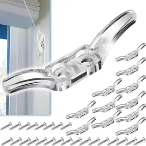 12pcs Cord Cleats for Blinds, Blind Cord Winder with Screws for Window Blinds Curtains Sun Shades Ropes