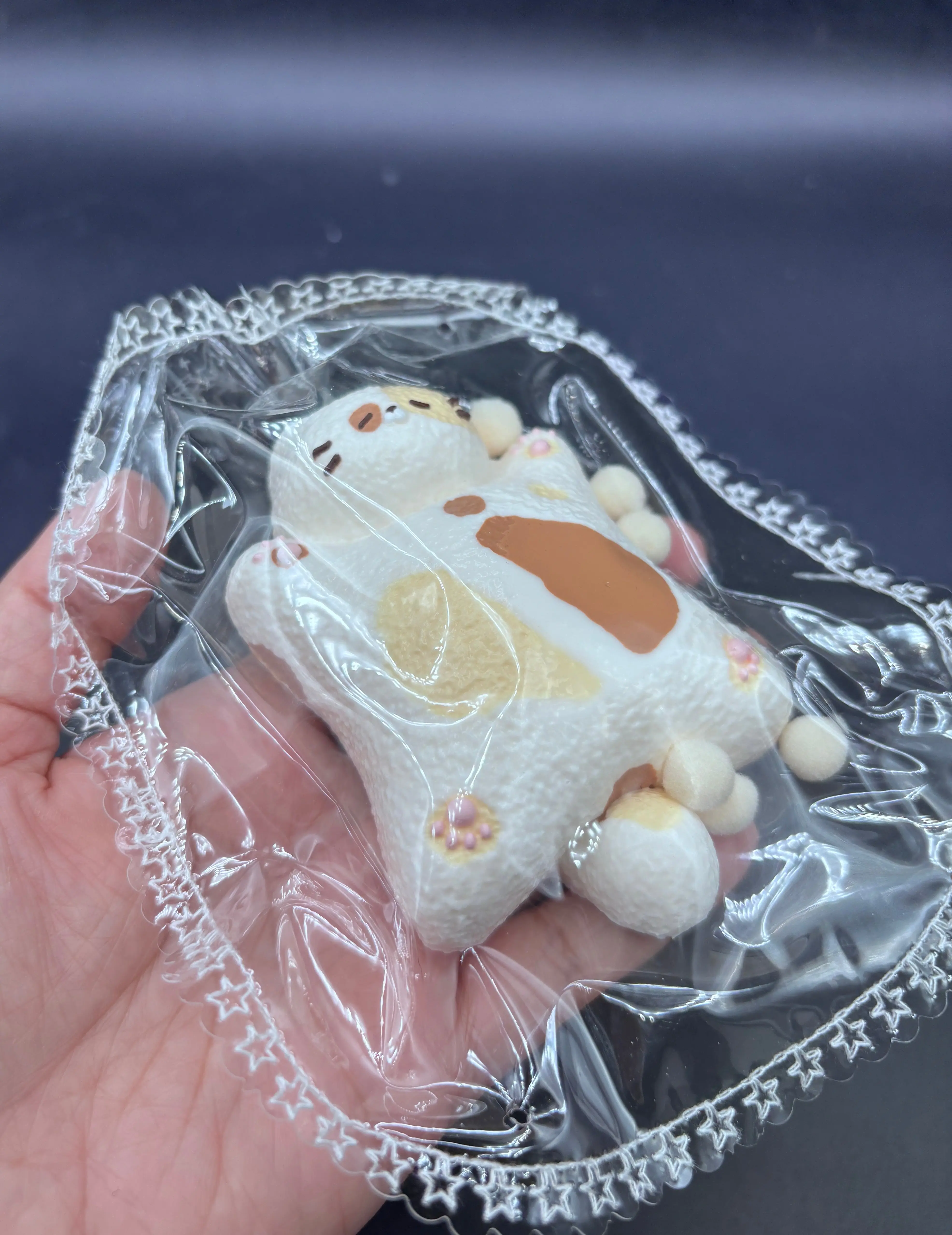 Frozen butter new laying down kitty cute Frozen butter new laying down kitty cute