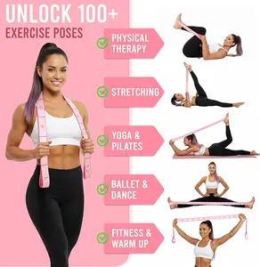 Yoga digital resistance band segmented stretching band for shoulder and back opening and stretching, dance and yoga auxiliary training resistance band