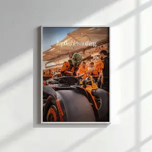 [Sale Up To 30%][UNFRAMED] Lando Norris Poster Motivation Racing Wall Art Home Office Decor
