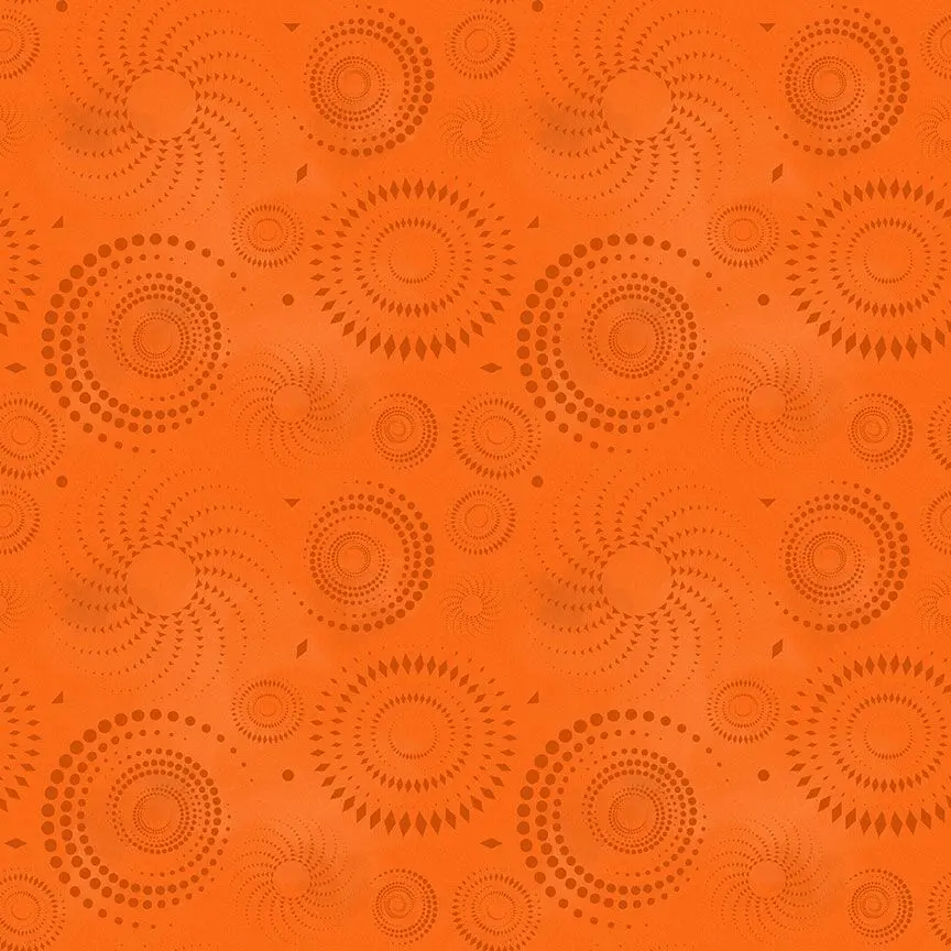 Fabric Timeless Treasures Pumpkin Dot Dot Goose by the Quarter Yard JN-C2972-Pumpkin