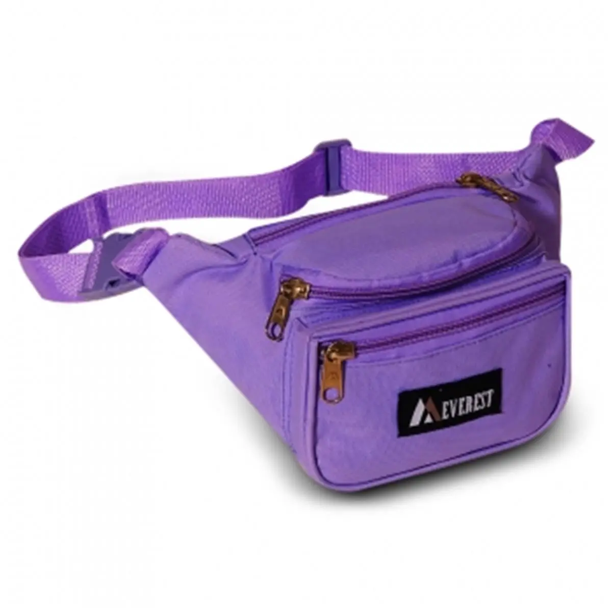 212 MAIN Everest Signature Compact Waist Pack Tummy Pouch - Standard Orange, Quick Access Waist Belt Bag with Snap Buckle, Zip Pockets