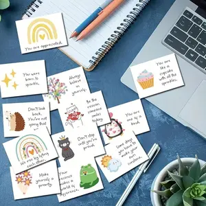 90 Inspiring Greeting Cards, Exquisite Gifts for Friends, Colleagues, Family, Encouraging Cards, Perfect for Any Occasion