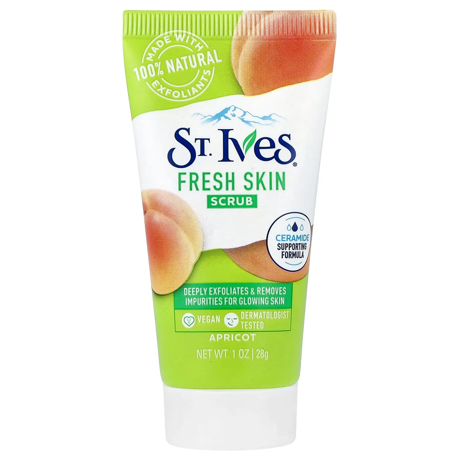 St. Ives Fresh Skin Scrub, Apricot, 1 oz (28 g) St. Ives Fresh Skin Scrub, Apricot, 1 oz (28 g)