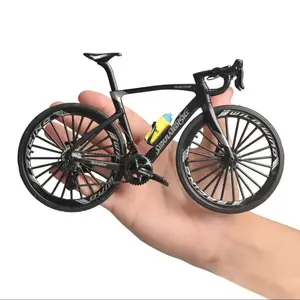 New Alloy Bicycle Wheel Model, Realistic Mountain Bike, Road Bike, Desk Ornament, Gift Toy, Party Gift, Birthday Present, Easter Small Gift