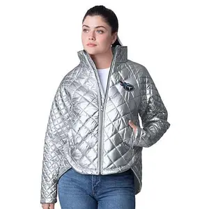 Football Fan Shop Officially Licensed NFL 4Her Team Mascot Metallic Jacket by Glll - Titans