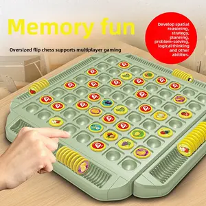 Multiplayer Battle Board Toy for Family Match Game Oversized Chess Pieces Develop Spatial Reasoning Fun Engaging Family Game Night