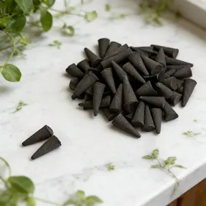 Fortune Tower Incense Cones, Scented, Inheriting Craftsmanship, Non-Irritating Burn, Long-Lasting Smoke, Ideal for Bedroom Office Yoga Camping