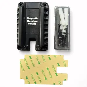 Outdoorfun Gun Magnet Bracket Quick Draw Car Holster with Heavy-Duty Neodymium Magnet & Anti-Rattle Design for Easy Access Under Seat or Center Console