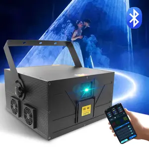 Flashback Events Professional DJ Animation Laser Full-Color Laser Light Upgraded w IOS and android App control 35 kpps High-Speed Scanning ILDA DMX512 sound activated Rave Light for Clubs Home KTV Birthdays Wedding Bar Rave Parties