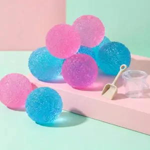 Pokoja Land Mini Texture Stress Balls Set, High Density Solid Soft Toy, 1.6 Inch Small Sensory Decompression Toys for Kids & Adults, Mini Size Stress Balls