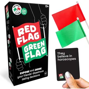 Fun Red Flag Green Flag Party Game for Adults - 230 Diverse Questions adult game