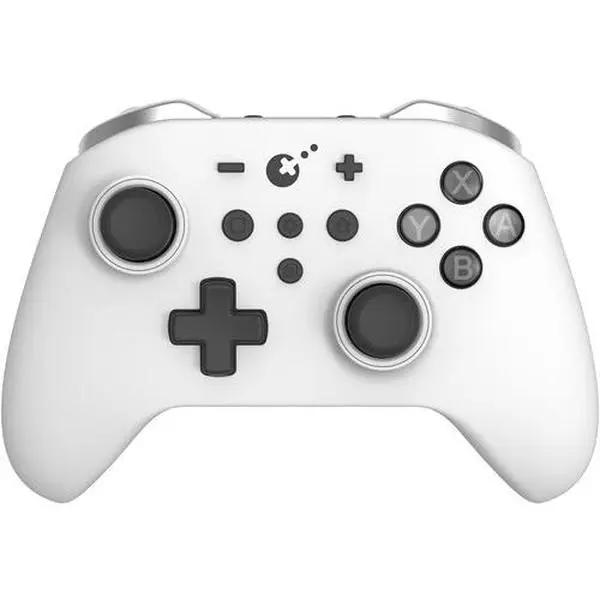 Nintendo Switch Zen Pro Wireless Controller - White, Stick Design, Rubber Buttons, Stable Connection, Compatible with Nintendo Switch & Android [Gaming Console Accessories]