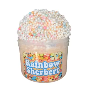 Rainbow Sherbert Scented Floam Bead DIY Bubble Popping Kit