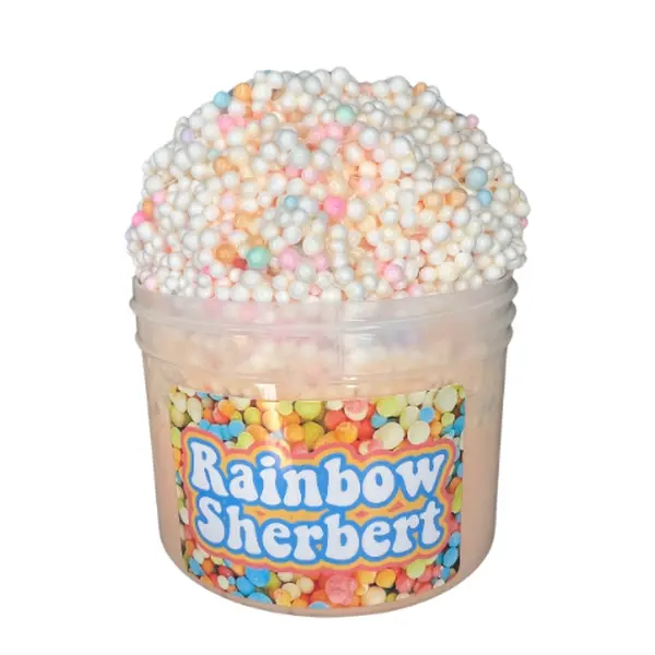 Rainbow Sherbert Scented Floam Bead DIY Bubble Popping Kit Rainbow Sherbert Scented Floam Bead DIY Bubble Popping Kit