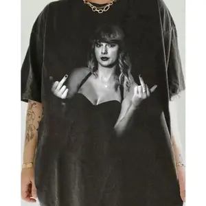 T-Swizzle Middle Finger Shirt, T-Swizzle Shirt, Era Tour Shirt UnisexT-Shirt for Men & Women, Funny Vintage Style, Perfect Nostalgic RI3