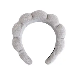 SleekHush 4pcs Super Soft Cloud Hair Band for Facial Cleansing & Makeup Headband - Comfortable & Gentle on Skin