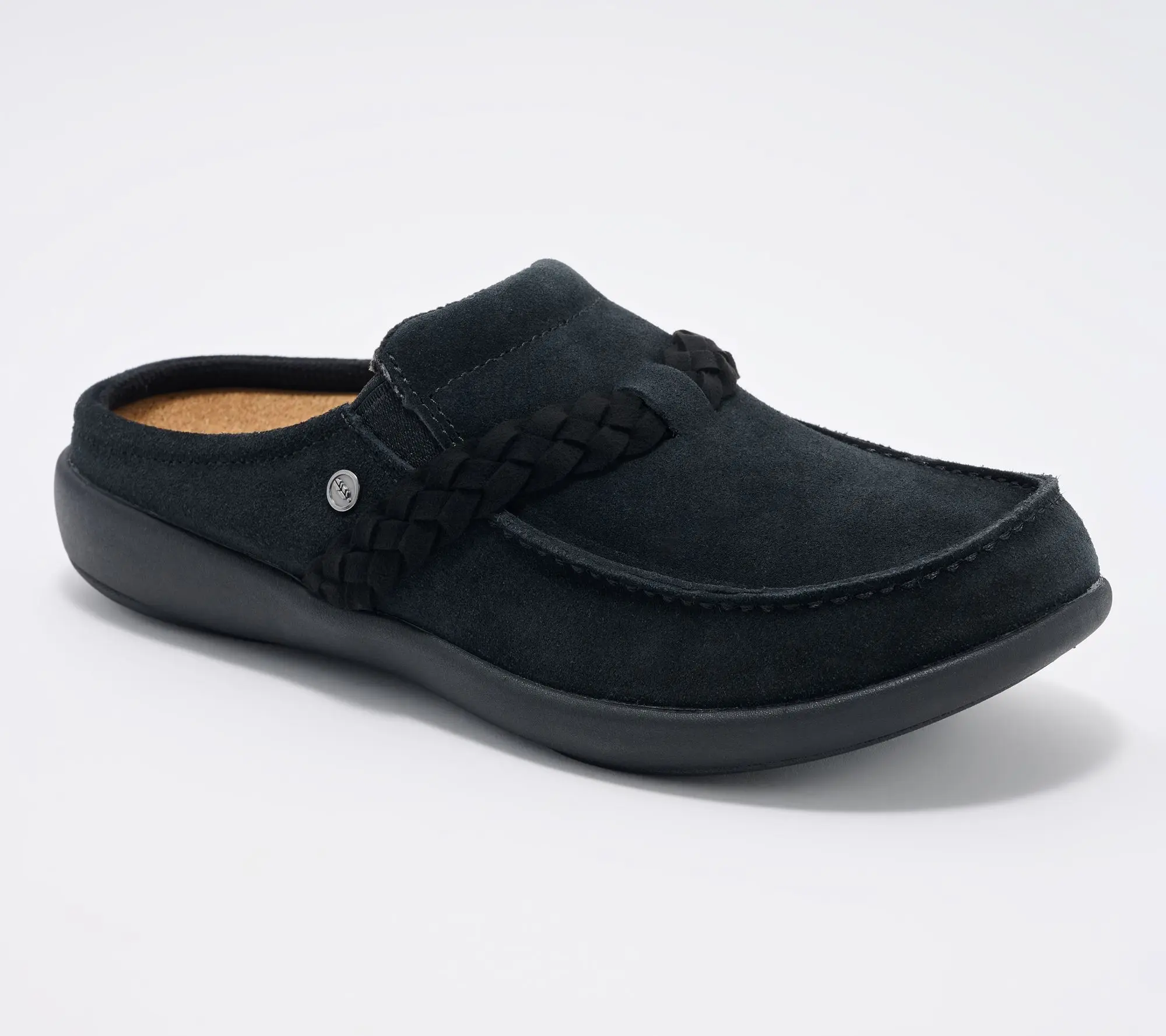 Revitalign Orthotic Braided Leather Mules - Siesta Braidy