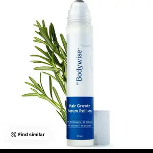 Be      Bodywise    Advanced Hair Growth Roll-On Serum | 3% Rosemary | 2% Aminexil | 3% Redensy l 2% Anagain | Precision Scalp Applicator | Paraben & Sulphate Free | Non oily and mess free