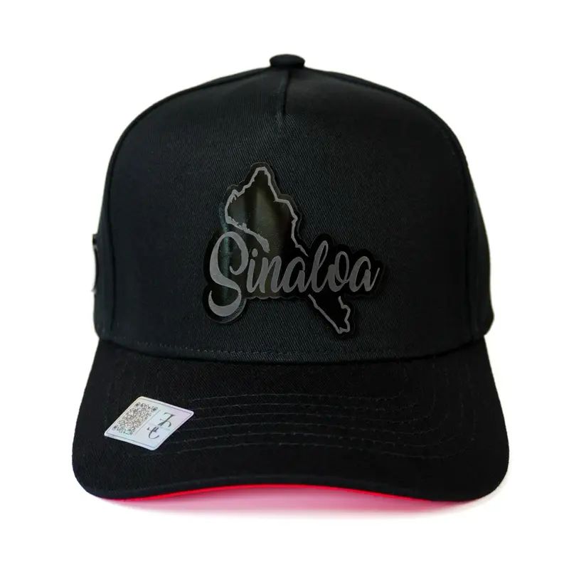 Sinaloa México SnapBack hat-black/red Sinaloa México SnapBack hat-black/red