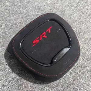 SRT Custom Scat Pack R/T Steering Wheel Center Cover Premium Decorative Badge for Dodge Charger Challenger Durango & Chrysler 300 Airbag Cover Replacement