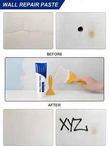 Wall Repair Kit 250g, Quick-Dry Crack Filler Paste, Waterproof Drywall Patch, Heavy Duty Wall Mending Compound White Spackle