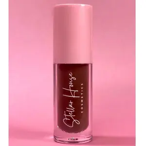 Deep Brown Lip Gloss- “Lava Cake” Smoothing Mango Butter- Non sticky - Moisturizing Coconut Oil- Vegan - Cruelty Free - Glossy - Moisturizer -  Hydrating- Chocolate Flavored