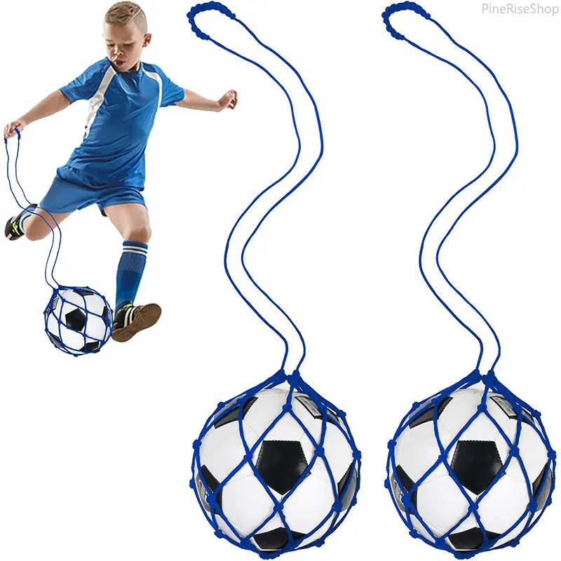 Solo Soccer Kick Trainer - Football Juggling Net Practice Aid, Outdoor Ball Sports Training Equipment, Backyard, Youth, Park, Adults, Training Aid