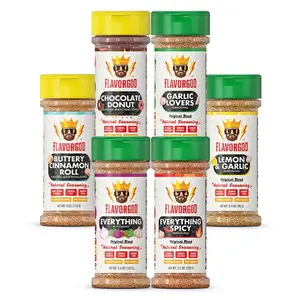 FlavorGod Dessert Combo + Classic Combo - Chocolate Donut, Garlic Lovers, and More - Spice